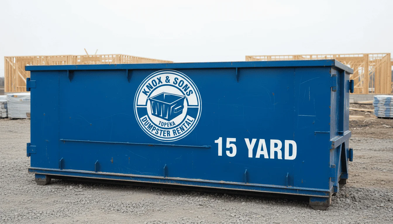 15-Yard Dumpster Rental Topeka-img
